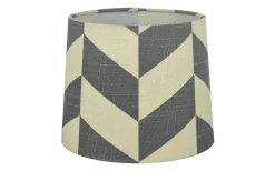 Oriva Herringbone Lampskärm Ø20cm Grå/Vit* Mönstrade Lampskärmar