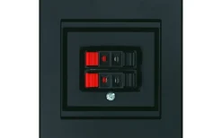 Högtalaruttag Optima, 2-vägs, Svart