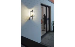 Eglo Hilburn Vägglykta Upp Antiksilver IP44* Vägglyktor