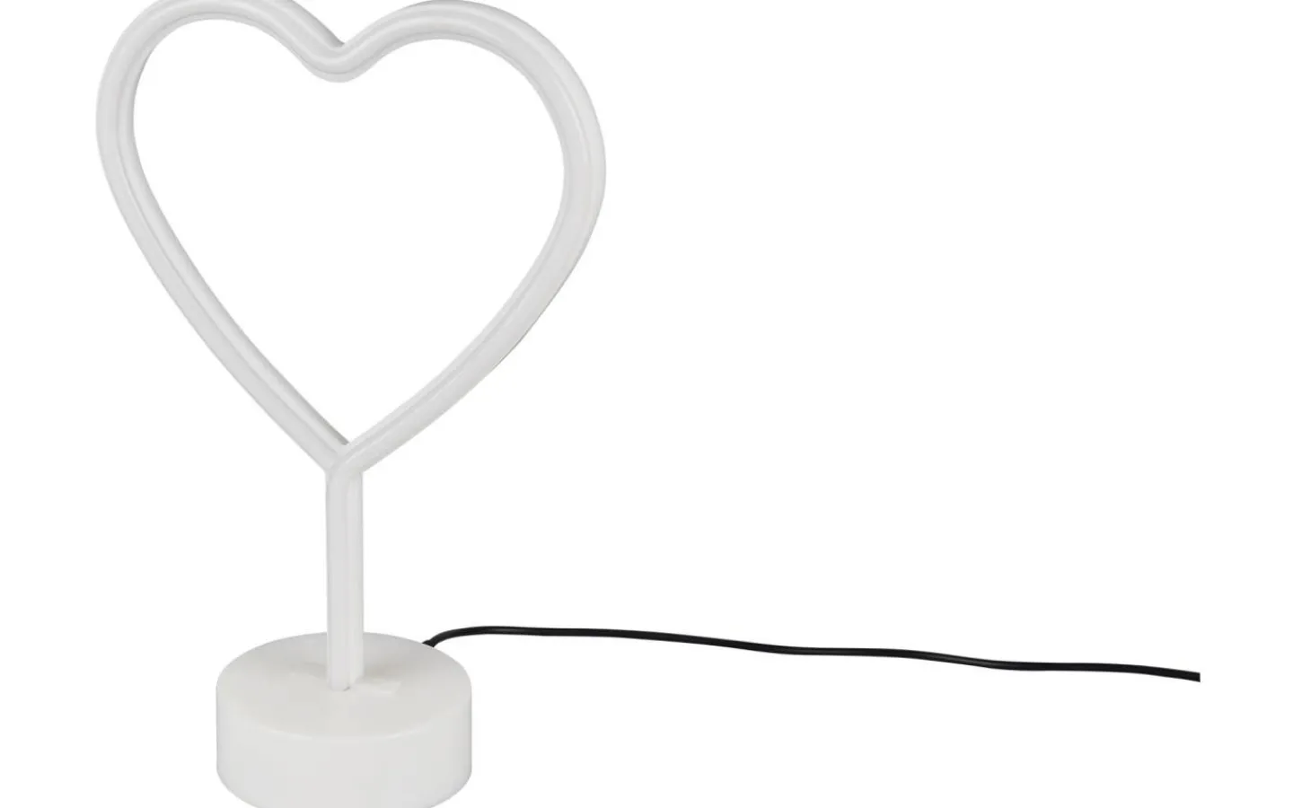 Reality Hjärta Bordslampa LED vit*Barn Barnrum|Bordslampor