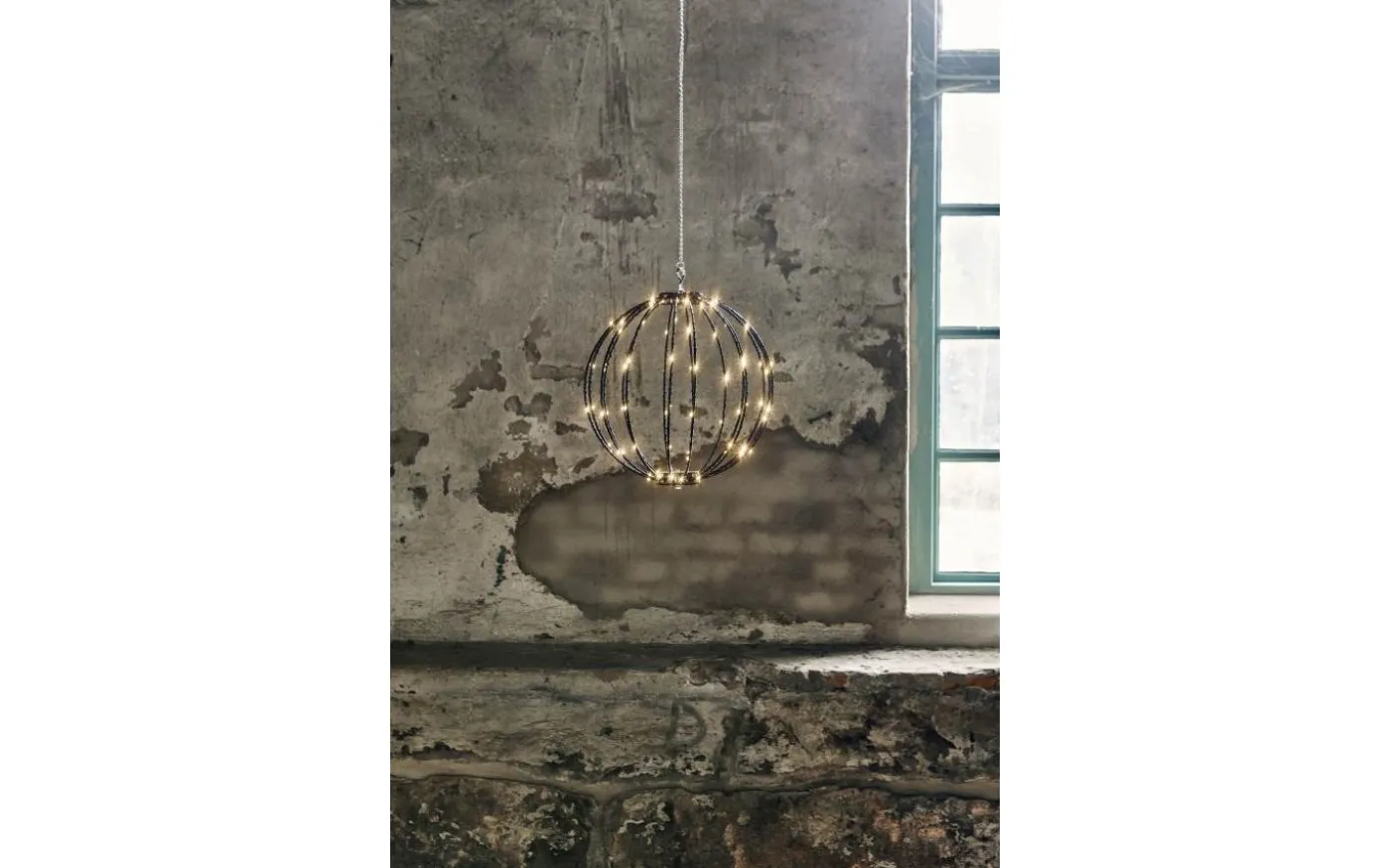 Hängande Dekoration Mounty 30cm Svart IP44