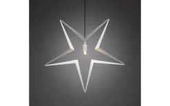 Visa Alla Julstjärnor|Julstjärnor Med Sladd<Konstsmide Hängande Metallstjärna Vit 80cm