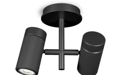 Takspot Med 2 Lampor<Herstal Holder Takspotlight 2L Svart