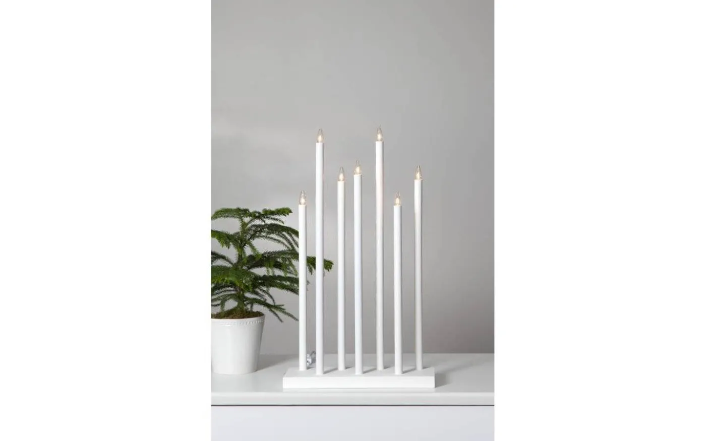 Holy Ljusstake 66cm Vit