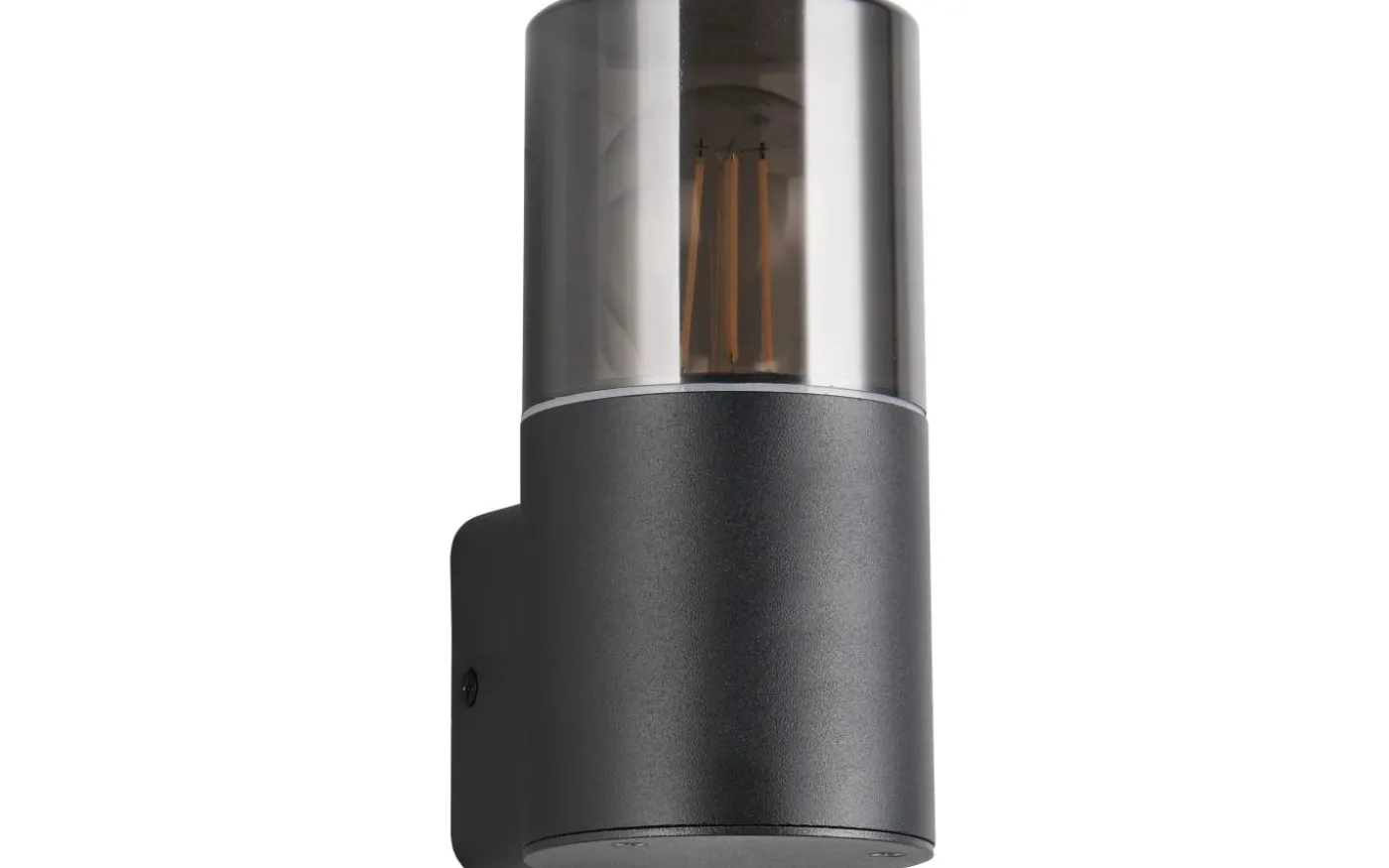 Hoosic Vägglampa 1-del E27 mattsvart IP44