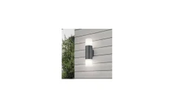 Vägglampor Utomhus<Trio Lighting Hoosic Vägglampa 2-delad E27 antracit IP44