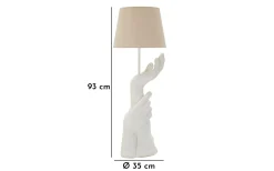 Mauro Ferretti Horizon Bordslampa 93cm Vit/Beige* Bordslampor