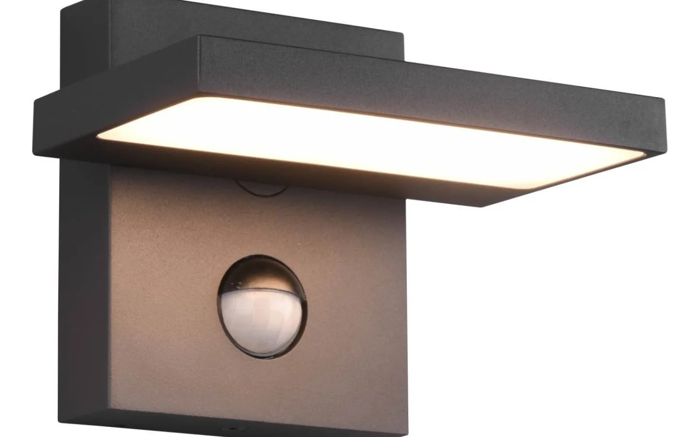 Vägglampor Utomhus<Trio Lighting Horton Vägglampa LED antracitgrå rörelsesensor IP54