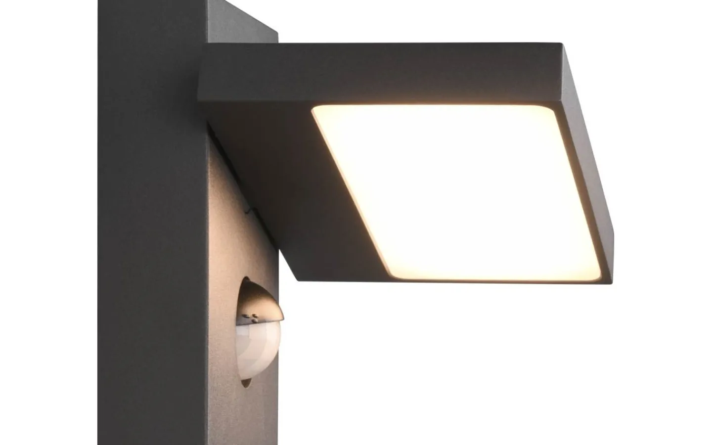 Vägglampor Utomhus<Trio Lighting Horton Vägglampa LED antracitgrå rörelsesensor IP54