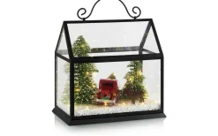 Batteri Julpynt Inomhus<Markslojd House With Light Batteridriven Juldekoration 25cm Svart