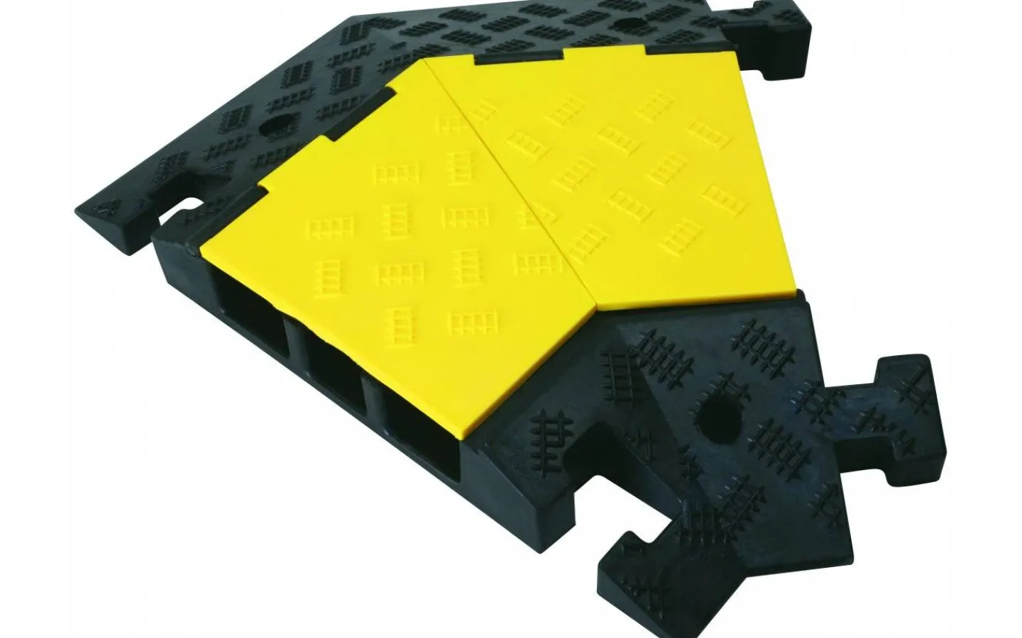 Kabelkanaler,Stegar,Rännor<Malmbergs Hörn för kabelbrygga, vänster 45°