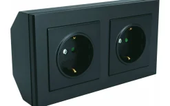 Hörnbox Optima Komplett Svart