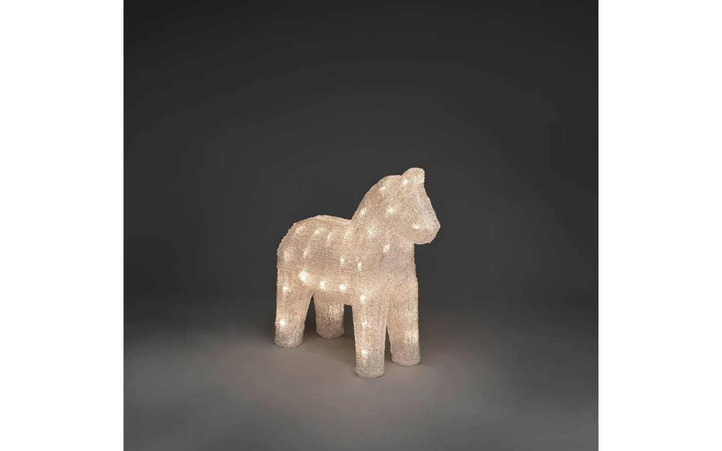 Konstsmide Häst Utomhusdekoration 32cm Transparent IP44* Julpynt Utomhus