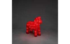 Häst Utomhusdekoration 32cm Röd IP44