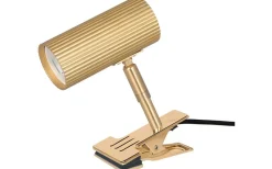 Klämlampor|Bordslampor<Globen Lighting Hubble Klämlampa 12cm Borstad Mässing