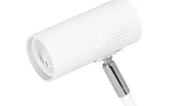 Klämlampor|Bordslampor<Globen Lighting Hubble Klämlampa 12cm Vit