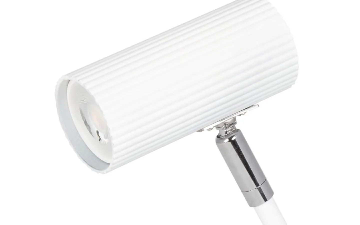 Klämlampor|Bordslampor<Globen Lighting Hubble Klämlampa 12cm Vit