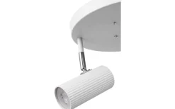 Globen Lighting Hubble Takspotlight 3L 25cm Vit/Krom* Runda Takspotlights|Takspot Med 3 Lampor