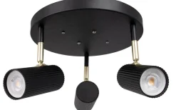 Hubble Takspotlight 3L 25cm Svart/Mässing