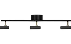 Globen Lighting Hubble Takspotlight 3L 80cm Svart* Avlånga Takspotlights|Takspot Med 3 Lampor