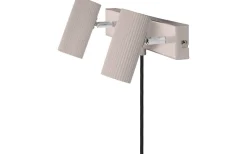 Läslampor<Globen Lighting Hubble Vägglampa 2L 35cm Beige