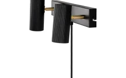 Globen Lighting Hubble Vägglampa 2L 35cm Svart* Läslampor