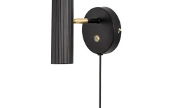 Sovrum|Läslampor<Globen Lighting Hubble Vägglampa Svart