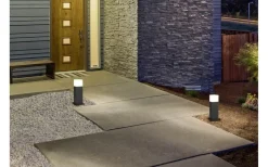 Trio Lighting Hudson Pollare 30cm E14 antracit IP44* Pollare & Grindlyktor