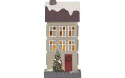 Batteri Julpynt Inomhus<Star Trading Hus Batteridriven Dekoration Beige