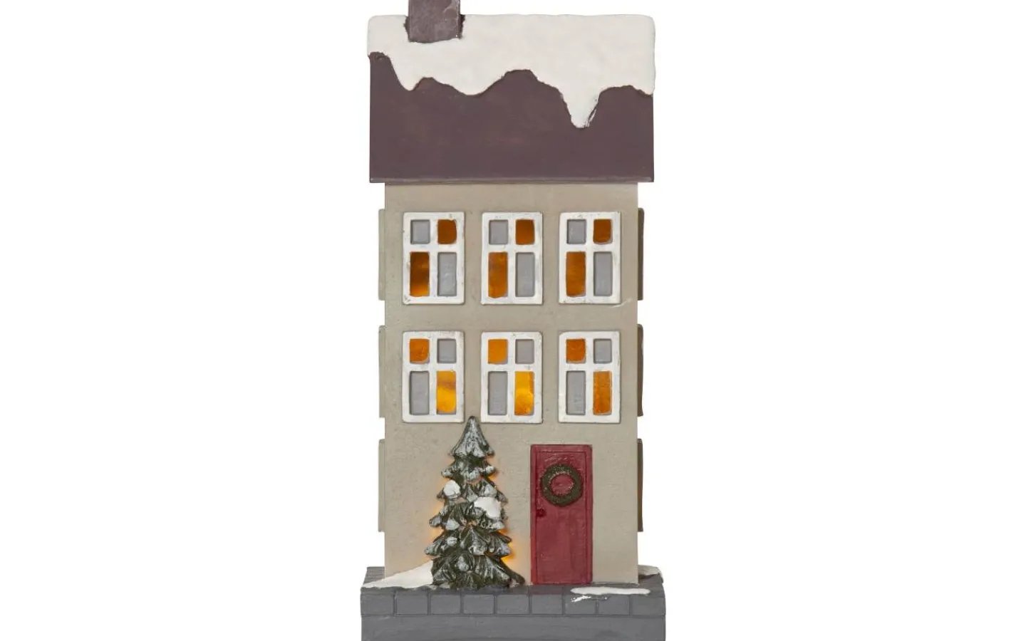 Batteri Julpynt Inomhus<Star Trading Hus Batteridriven Dekoration Beige