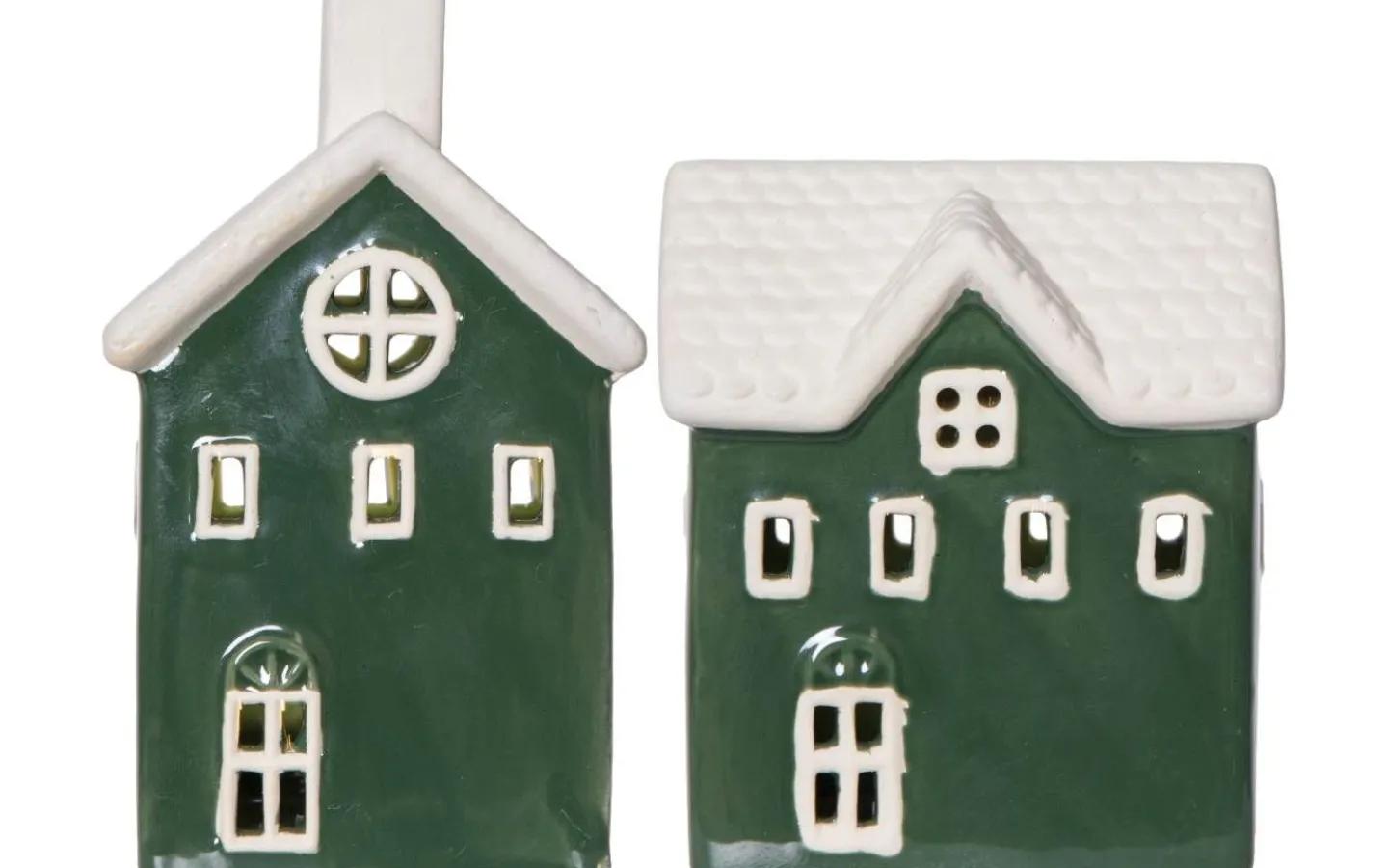 Batteri Julpynt Inomhus|Inomhusdekorationer Batteri<Star Trading Husby Bordsdekoration 2-pack Grön