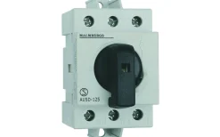 Malmbergs Huvudbrytare 125A, 3 mod* Normkomponenter