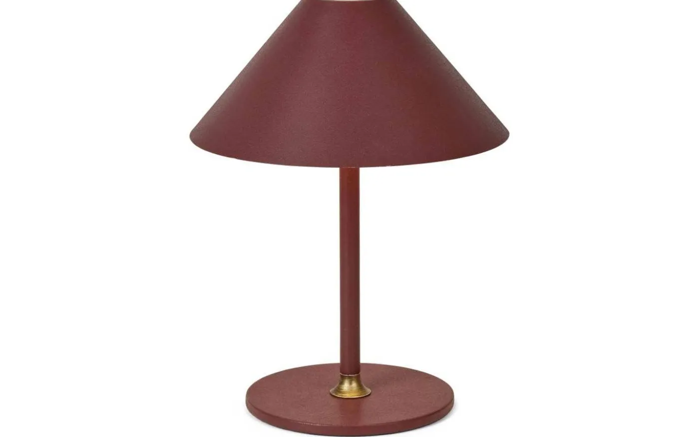 Hygge Uppladdningsbar Bordslampa LED 3W 3000K 25cm Maroon IP54