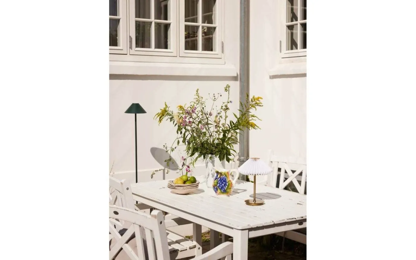 Hygge Uppladdningsbar Golvlampa 135cm Mörkgrön IP54