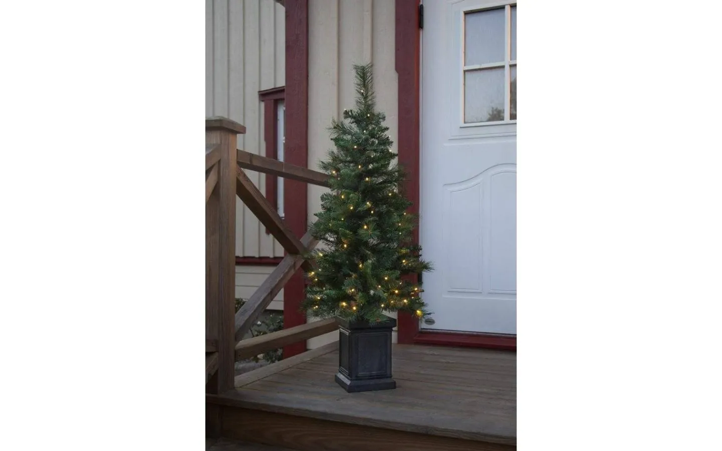 Konstgranar Med Led|Julpynt Utomhus<Star Trading Hytte Konstgran LED 120cm IP44