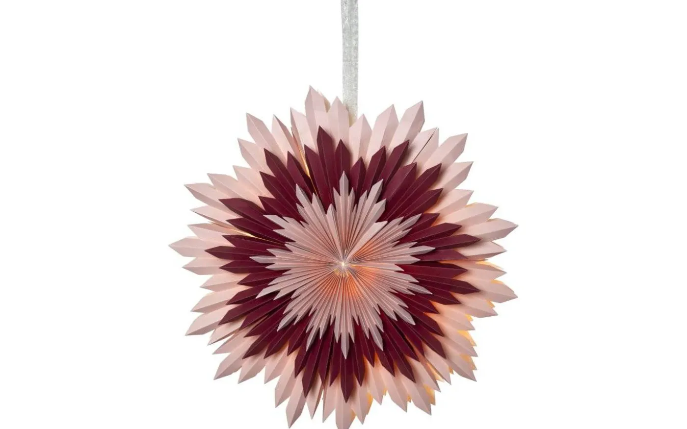 Ice Julstjärna 55cm Rosa