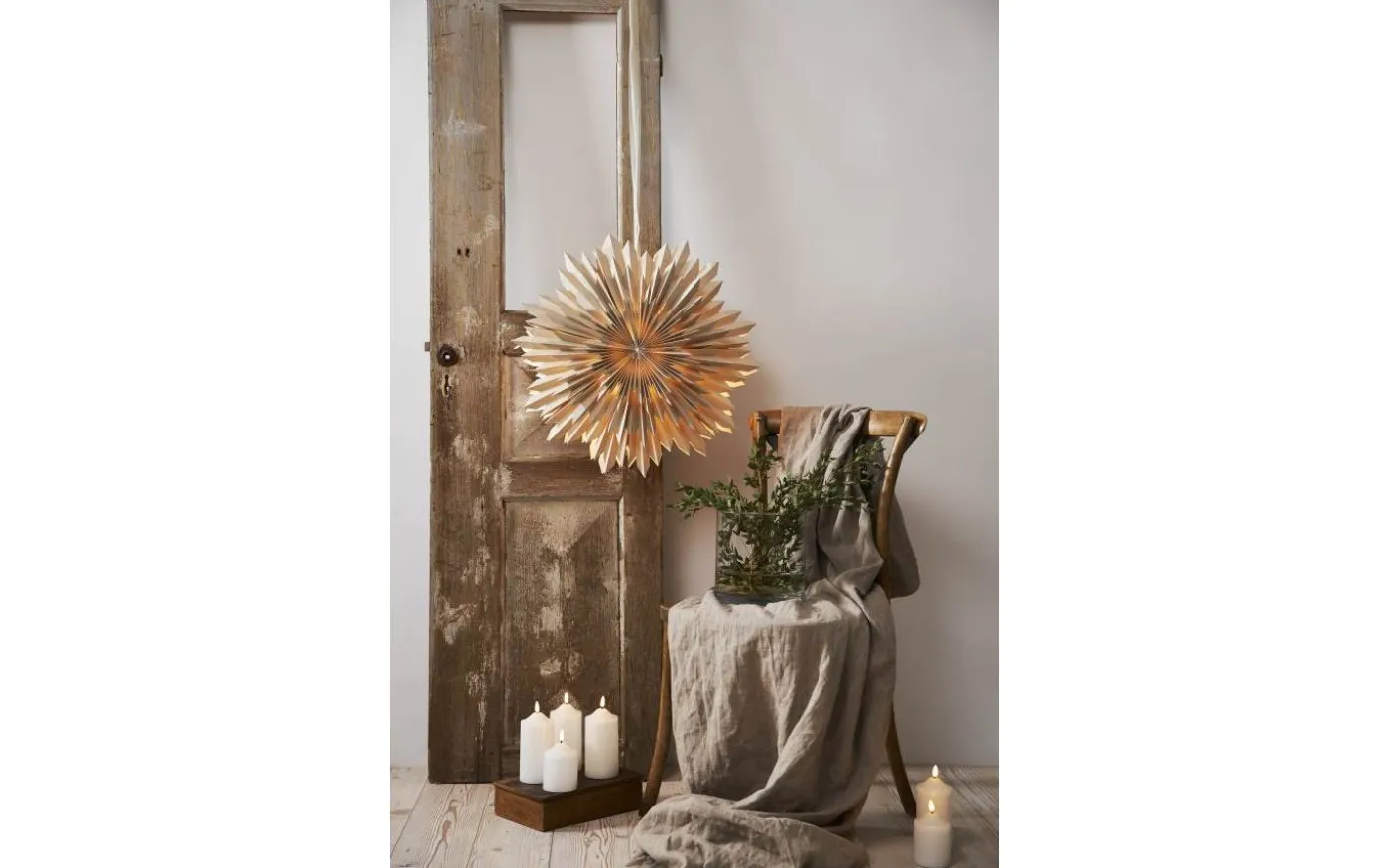 Ice Julstjärna 50cm Vit