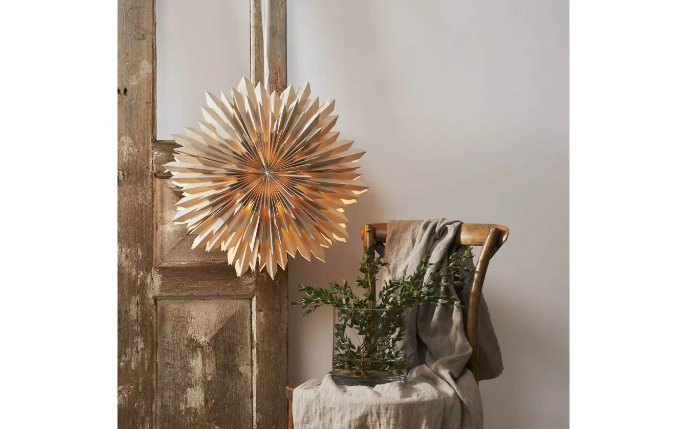 Ice Julstjärna 50cm Vit