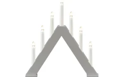 Visa Alla Adventsljusstakar|Adventsljusstakar 31-60 Cm<Konstsmide Ida Adventsljusstake 7L Grå 34cm