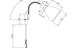 Aneta Idre Vägglampa Svart* Läslampor