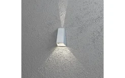 Konstsmide Imola Vägglampa LED 3000K 2x3W Grå IP54* Upp & Nedljus Lampor|Vägglampor Utomhus