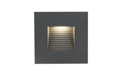 Hidealite Indicate Multi Inf. Vägglampa 3000K 2W Antracit IP65* Infälld Murbelysning