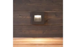 Hidealite Indicate Multi Inf. Vägglampa 3000K 2W Antracit IP65* Infälld Murbelysning