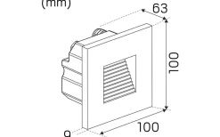 Infälld Murbelysning<Hidealite Indicate Multi Inf. Vägglampa 3000K 2W Vit IP65