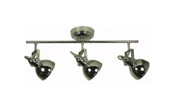 Oriva Industri Takspotlight 3L 60cm Krom* Avlånga Takspotlights|Takspot Med 3 Lampor