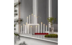 Inez Adventsljusstake 24cm Röd