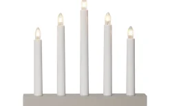 Visa Alla Adventsljusstakar|Adventsljusstakar 0-30 Cm<Star Trading Inez Adventsljusstake 24cm Beige