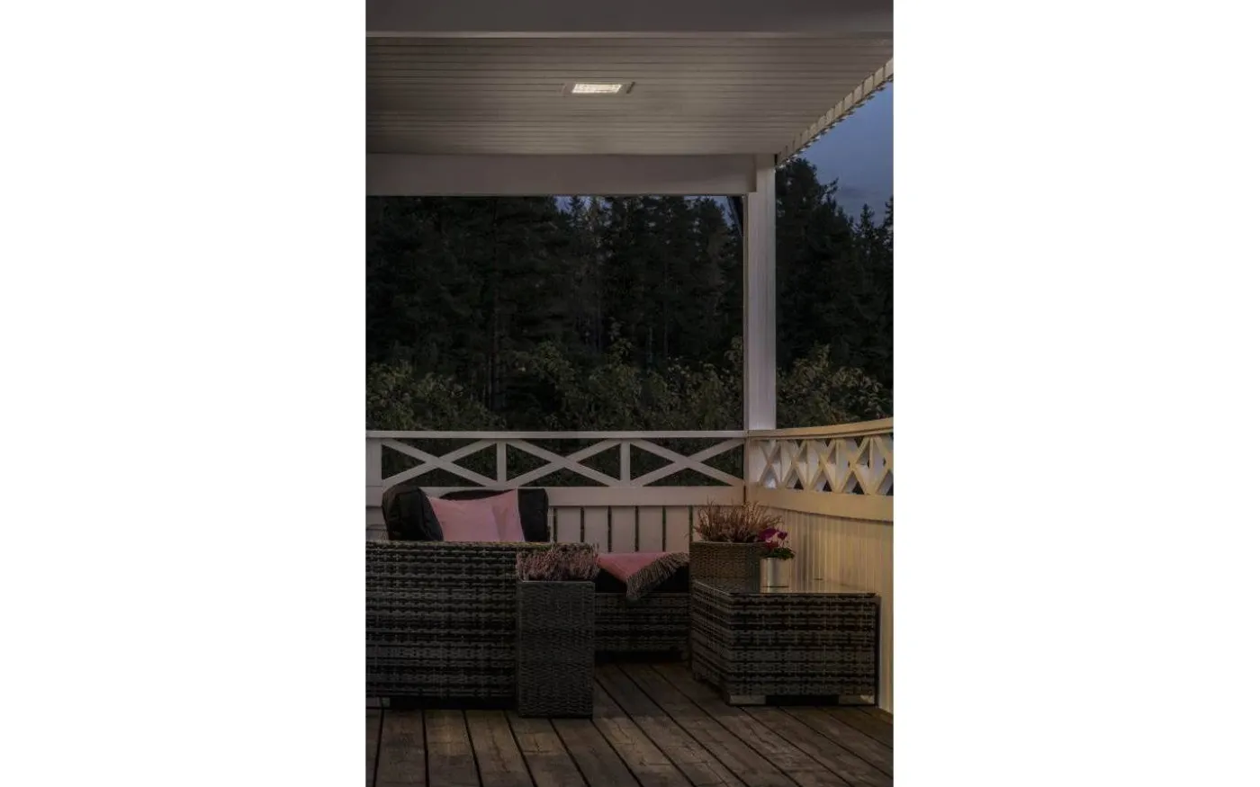 Infälld Belysning 6W LED 3000K Vit IP44