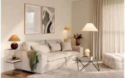 Lampfötter<Globen Lighting Iris Lampfot 45cm Borstad Mässing