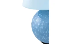 Uppladdningsbara Lampor Inomhus|Bordslampor<Globen Lighting Iris Portabel Bordslampa 23cm Duvblå